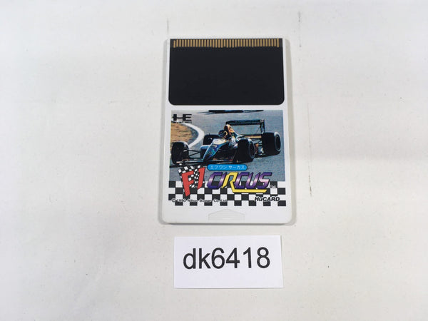 DK6418 F1 Circus PC Engine Japan