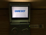 LG2351 Plz Read Item Condi GameBoy Advance SP Pearl Blue Console Japan
