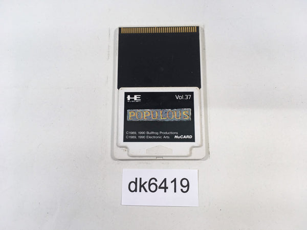 DK6419 Populous PC Engine Japan