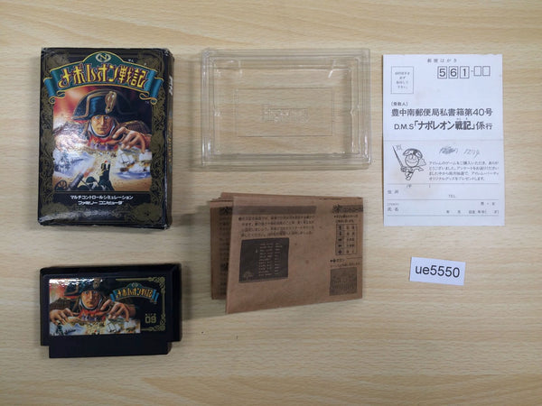 UE5550 Napoleon Senki BOXED NES Famicom Japan