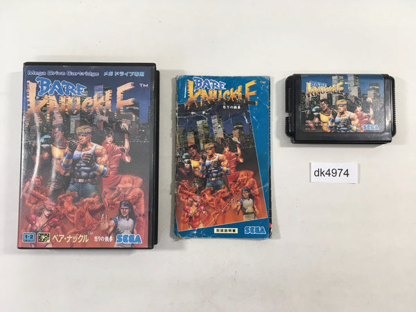 DK4974 Bare Knuckle Ikari no Tekken BOXED Mega Drive Genesis Japan