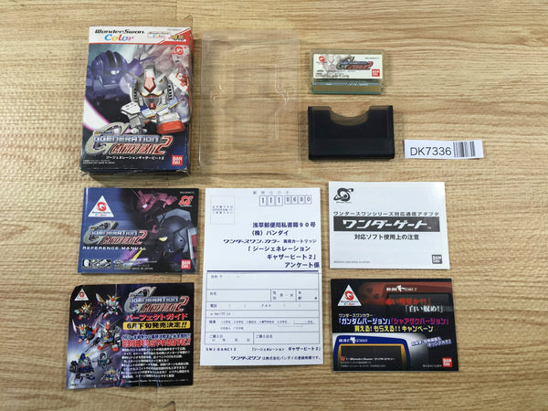 DK7336 SD Gundam GGENERATION GATHER BEAT2 BOXED Wonder Swan Bandai Japan