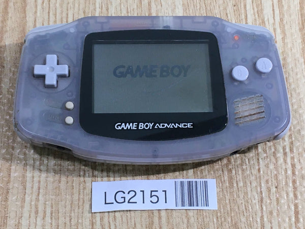 LG2151 Plz Read Item Condi GameBoy Advance Milky Blue Game Boy Console Japan