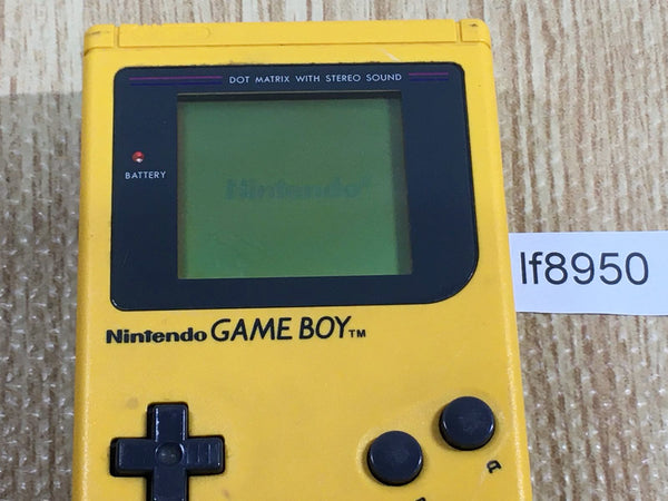 LF8950 With Defects - GameBoy Bros. Yellow Game Boy Console Japan