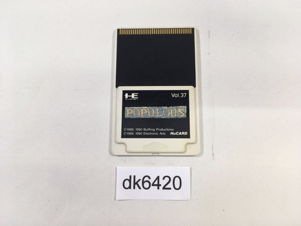 DK6420 Populous PC Engine Japan
