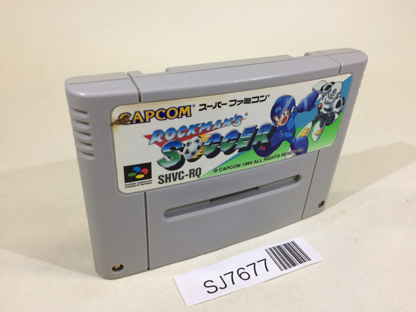 SJ7677 Rockman's Soccer MegaMan Rockman SNES Super Famicom Japan