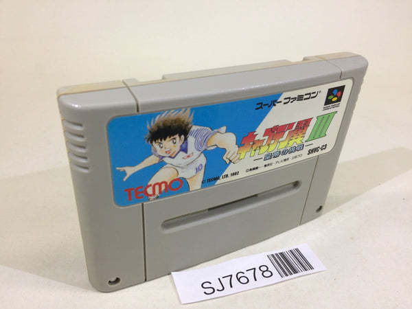 SJ7678 Captain Tsubasa III 3 SNES Super Famicom Japan