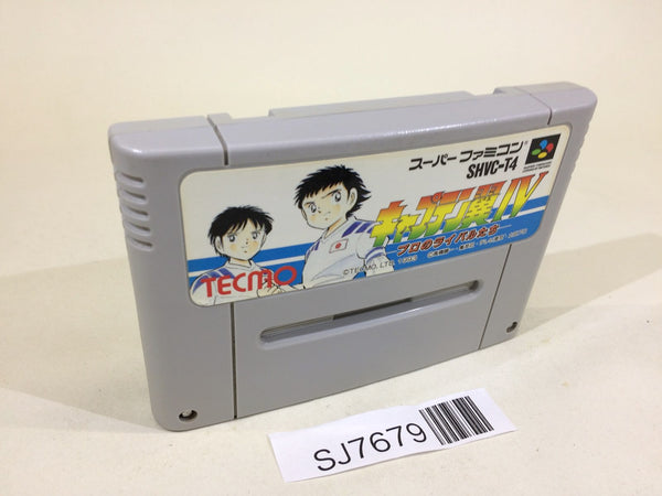 SJ7679 Captain Tsubasa IV 4 Pro no Rivaltachi SNES Super Famicom Japan