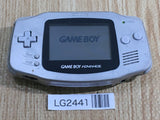 LG2441 Plz Read Item Condi GameBoy Advance Silver Game Boy Console Japan