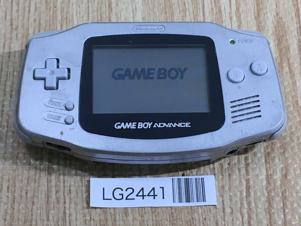 LG2441 Plz Read Item Condi GameBoy Advance Silver Game Boy Console Japan