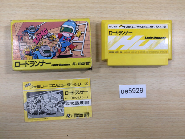 UE5929 Lode Runner BOXED NES Famicom Japan
