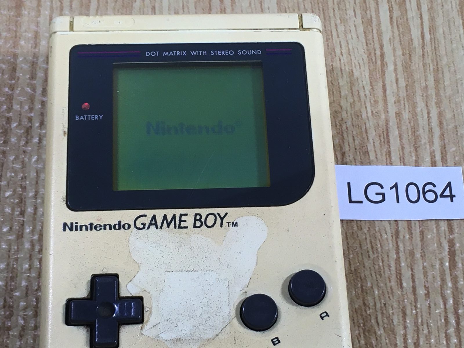 LG1064 Plz Read Item Condi GameBoy Bros. White Game Boy