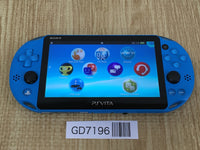 GD7196 Plz Read Item Condi PS Vita PCH-2000 AQUA BLUE SONY PSP Console Japan