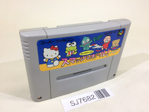SJ7682 Sanrio World Smash Ball SNES Super Famicom Japan