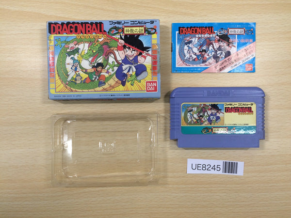 UE8245 Dragon Ball Shenron no Nazo BOXED NES Famicom Japan