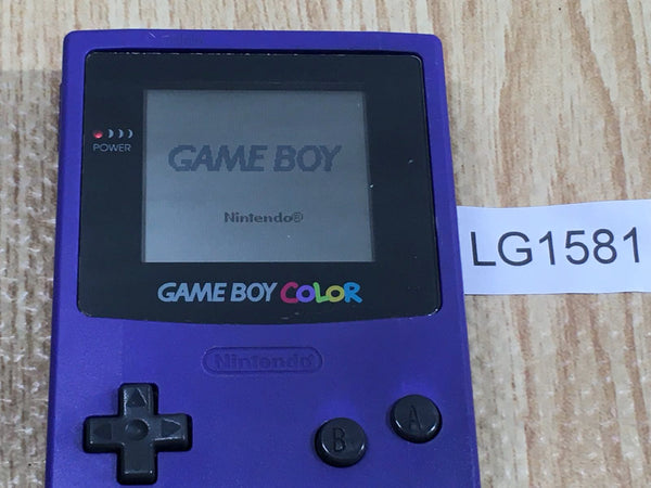 LG1581 Plz Read Item Condi GameBoy Color Purple Game Boy