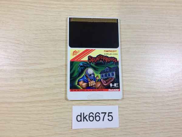 DK6675 Splatterhouse PC Engine Japan