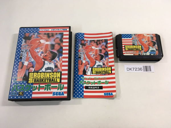 DK7236 David Robinson Basketball BOXED Mega Drive Genesis Japan