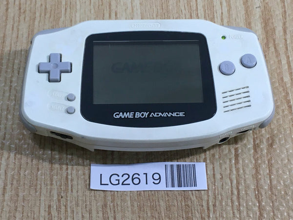 LG2619 Plz Read Item Condi GameBoy Advance White Game Boy Console Japan
