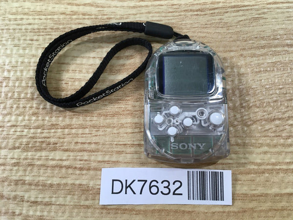 DK7632 Tested Working - Pocket Station Crystal Console PS1 PS2 Japan