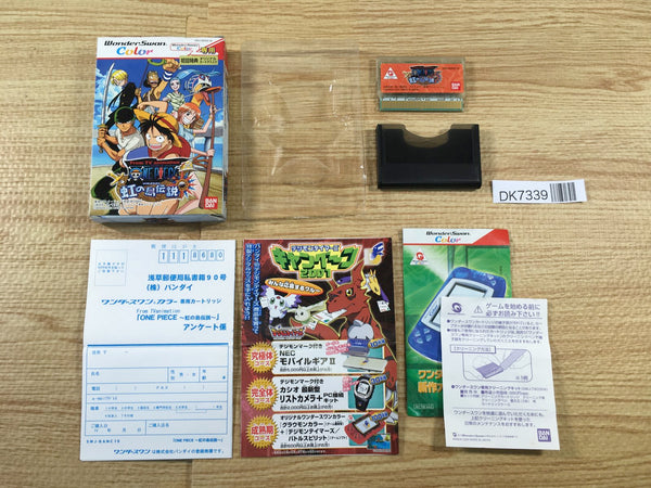 DK7339 One Piece Niji No Shima Densetsu BOXED Wonder Swan Bandai Japan