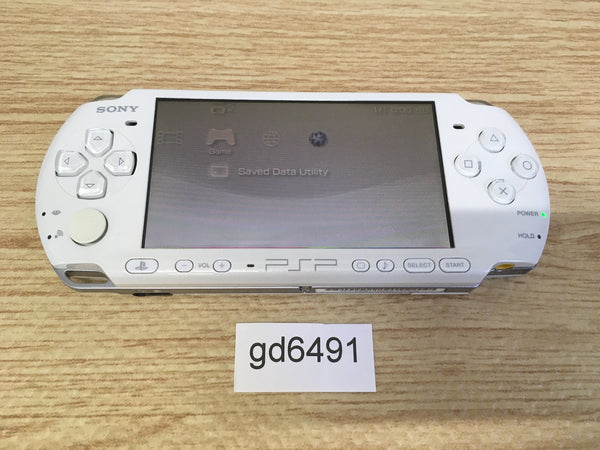 GD6491 With Defects - PSP-3000 PEARL WHITE SONY PSP Console Japan