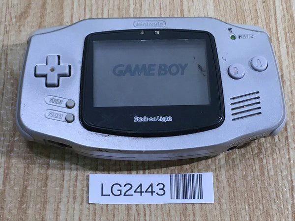 LG2443 GameBoy Advance Silver Game Boy Console Japan