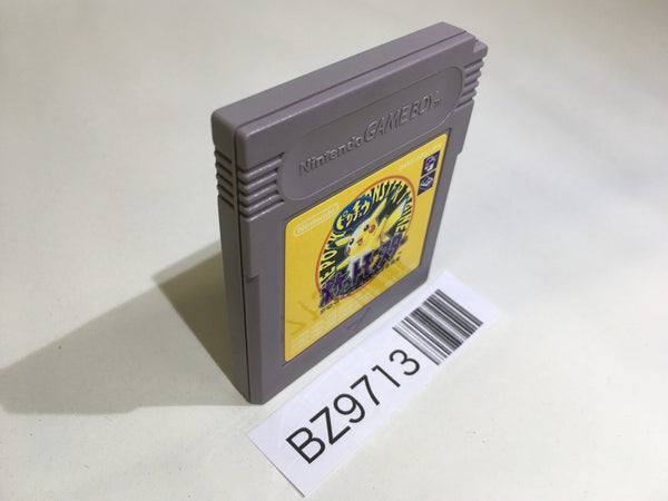 BZ9713 Pokemon Pikachu Yellow GameBoy Game Boy Japan