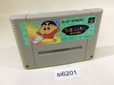 Crayon Shinchan Arashi wo Yobu Enji SNES Super Famicom Japan - SI6201