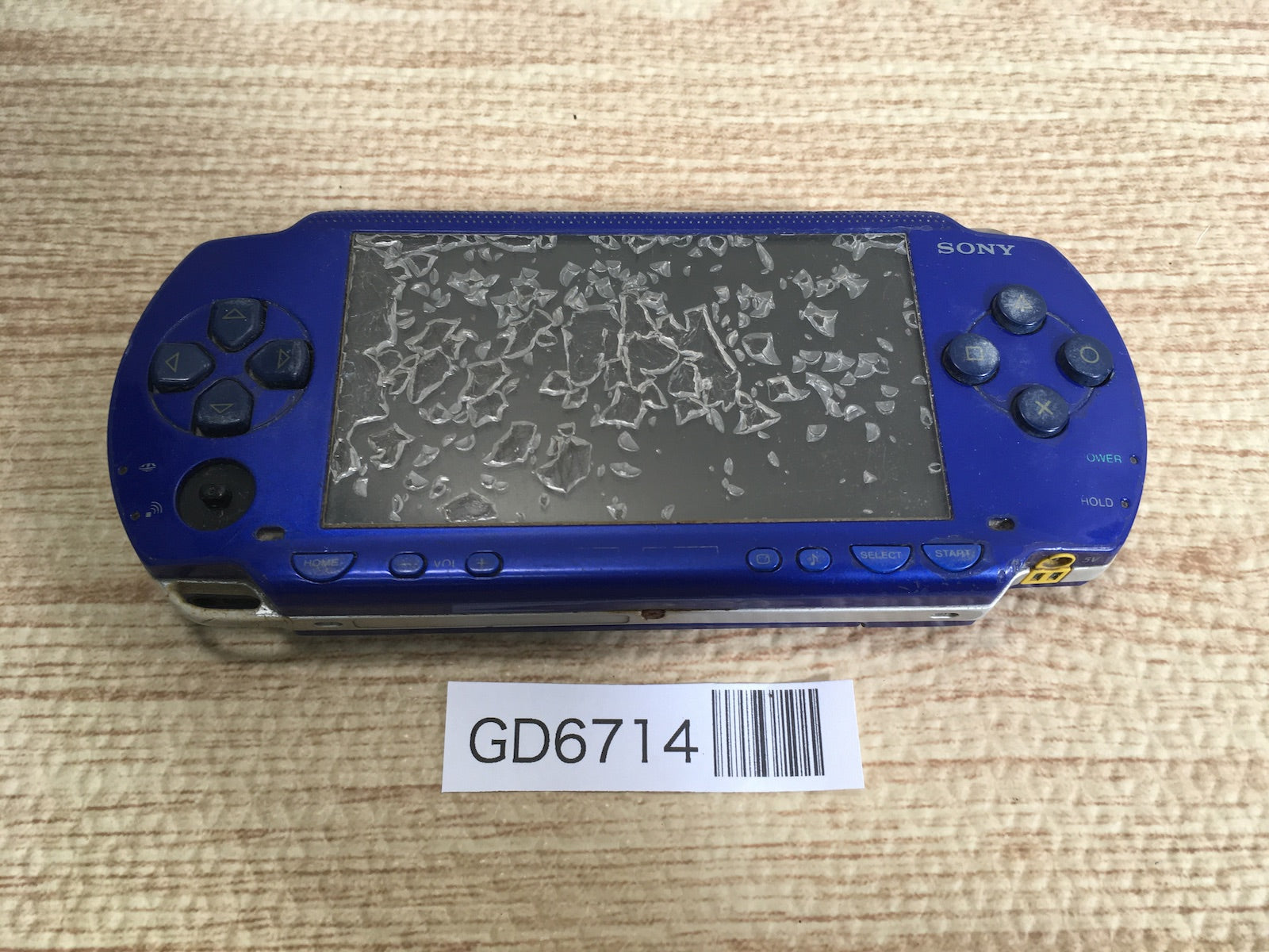 GD6714 Not Working PSP-1000 METALLIC BLUE SONY PSP Console GD6714 Not Working PSP-1000 METALLIC BLUE SONY PSP Console