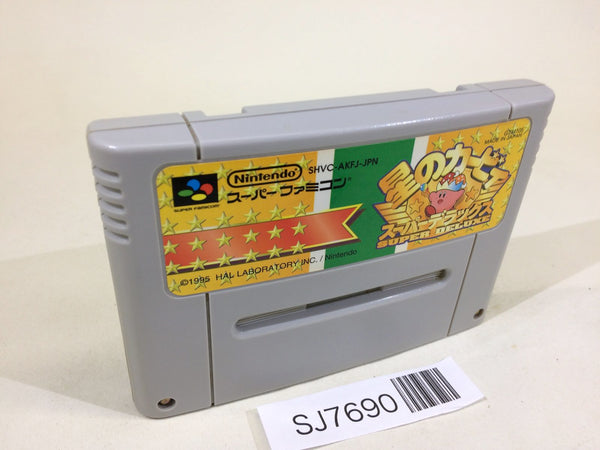 SJ7690 Kirby Super Deluxe Star Kirby's Fun Pak SNES Super Famicom Japan