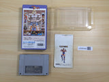 UE8546 Muscle Bomber Saturday Night Slam Masters BOXED SNES Super Famicom Japan