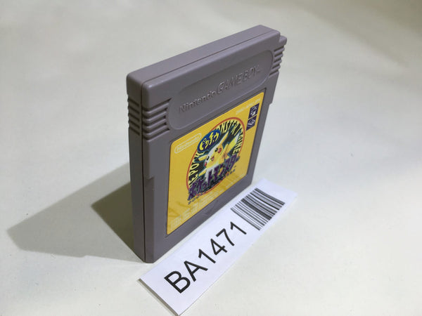 BA1471 Pokemon Pikachu Yellow GameBoy Game Boy Japan