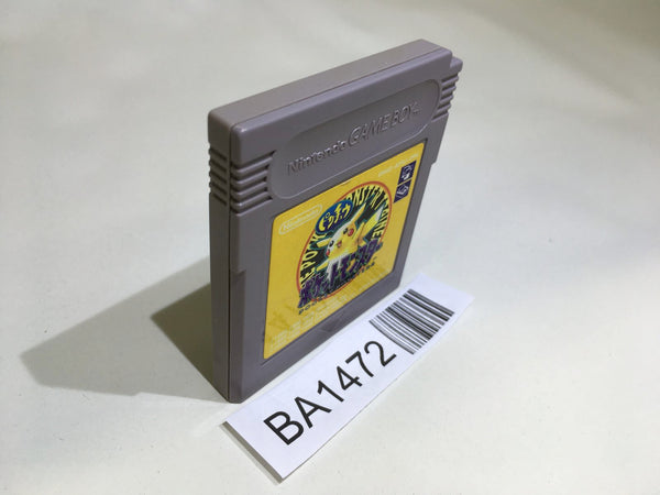 BA1472 Pokemon Pikachu Yellow GameBoy Game Boy Japan