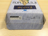 Populous 2 Trials of the Olympian Gods BOXED SNES Super Famicom Japan - UE6159