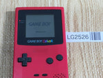 LG2526 GameBoy Color Red Game Boy Console Japan