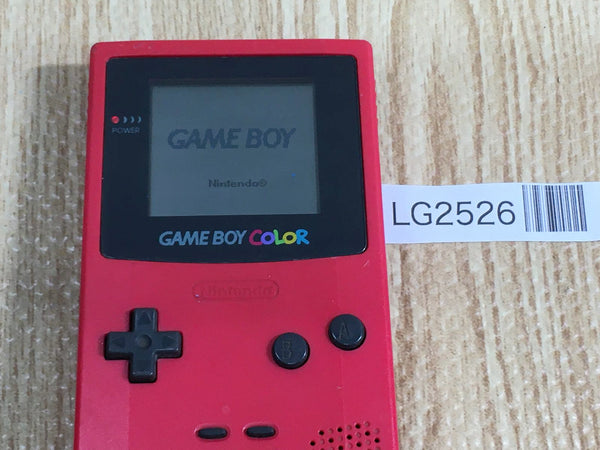 LG2526 GameBoy Color Red Game Boy Console Japan