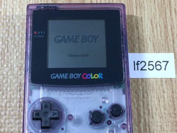 lf2567 GameBoy Color Clear Purple Game Boy Console Japan