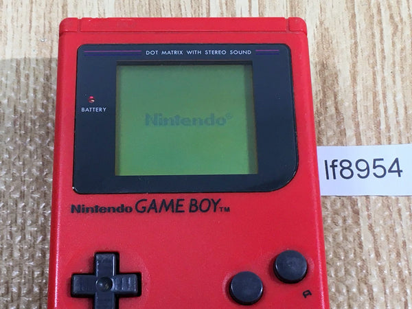 LF8954 With Defects - GameBoy Bros. Red Game Boy Console Japan