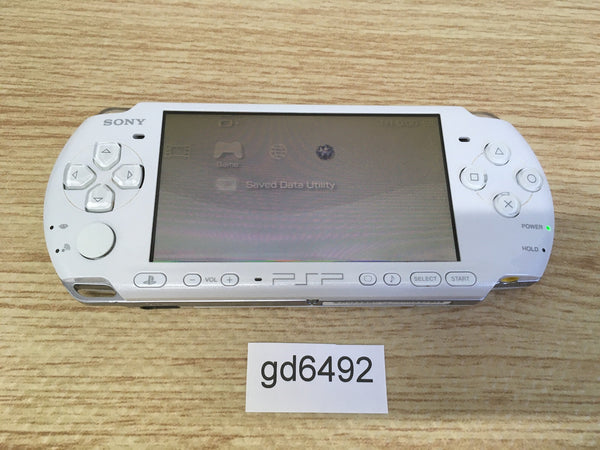 GD6492 With Defects - PSP-3000 PEARL WHITE SONY PSP Console Japan
