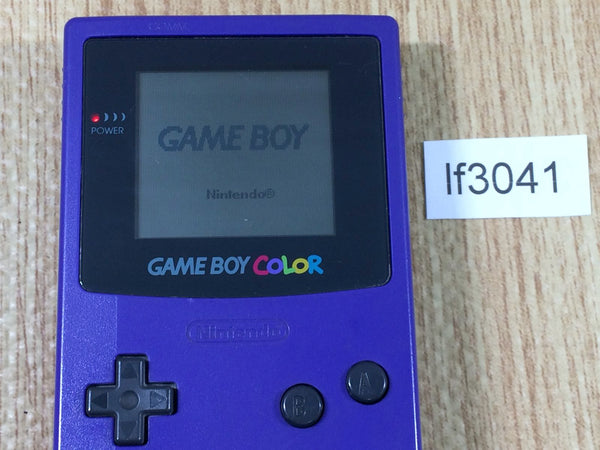 lf3041 Plz Read Item Condi GameBoy Color Purple Game Boy Console Japan