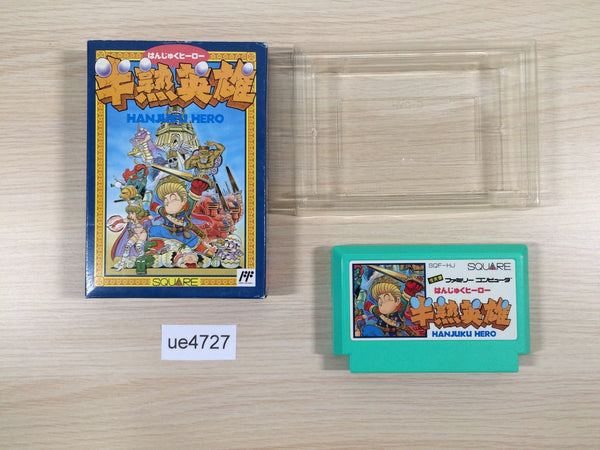 UE4727 Hanjuku Hero BOXED NES Famicom Japan