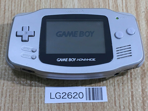 LG2620 Plz Read Item Condi GameBoy Advance Silver Game Boy Console Japan
