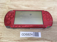 GD6824 With Defects - PSP-3000 RADIANT RED SONY PSP Console Japan