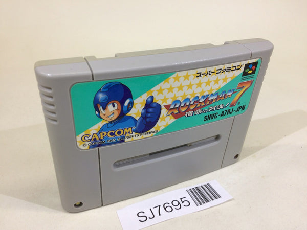 SJ7695 Rockman 7 Megaman SNES Super Famicom Japan