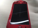 GD6824 With Defects - PSP-3000 RADIANT RED SONY PSP Console Japan