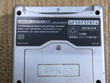 LG2444 No Battery GameBoy Advance SP Platinum Silver Game Boy Console Japan