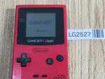 LG2527 Plz Read Item Condi GameBoy Color Red Game Boy Console Japan