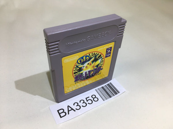 BA3358 Pokemon Pikachu Yellow GameBoy Game Boy Japan