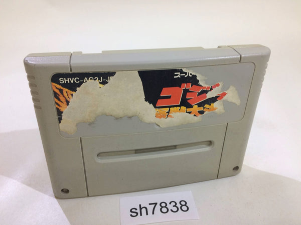 sh7838 Godzilla Kaijuu Dai Kessen SNES Super Famicom Japan
